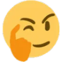 Emoji think