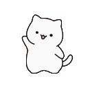 Emoji BAW_Gif_Blanc_White_Chat_Cat_Hey