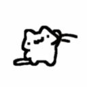 Emoji BAW_Gif_Blanc_White_Chat_Cat_Hey