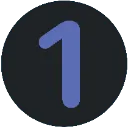 Emoji icon_number_1