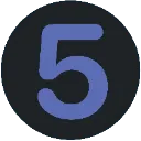 Emoji icon_number_5