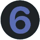 Emoji icon_number_6