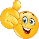 Emoji goofythumbsup