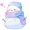 Emoji christmas_snowman2