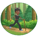Emoji hiking