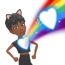 Emoji pride_heart_burst