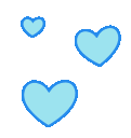 Emoji Blue_Hearts