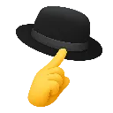 Emoji Salutavecunchapeaulgant