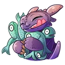 Emoji N_DragonsHug_Beurk