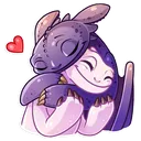 Emoji N_DragonsHug_Beurk