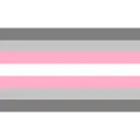 Emoji demigirlflag