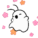 Emoji 89_ghost_flower