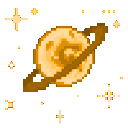 Emoji gold_planet_snoway