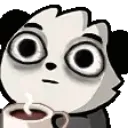 Emoji panda_cofee