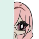 Emoji Yanagi_peek