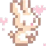 Emoji BunnyHearts