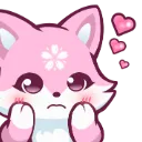 Emoji SakurakiRP_IconBotShyWithHeart
