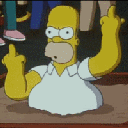 Emoji 7568homerfinger