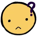 Emoji confused