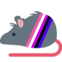 Emoji 55_genderfluid_rat