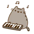 Emoji 77_piano_pusheen