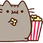 Emoji 77_Pusheen_popcorn