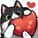 Emoji chatcoeurcute