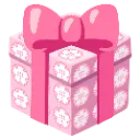 Emoji pinkgift