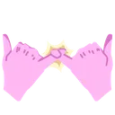 Emoji pinkyswear
