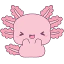 Emoji pinkaxolotl