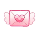 Emoji pinkletterwings