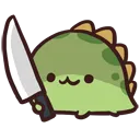 Emoji CC_Dino_Knife