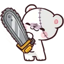 Emoji CC_Bear_Chainsaw