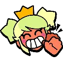 Emoji mandy_clap_pin