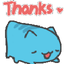 Emoji CC_BlueCAt_Thaks