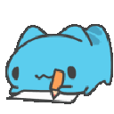 Emoji CC_BlueCat_Lovee