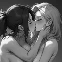 Emoji BAW_Blanc_White_Girl_Kiss_Couple