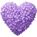 Emoji PurpleFlowerHeart