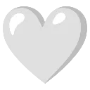 Emoji Coeur_blanc