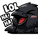 Emoji crow_lol