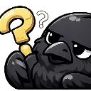 Emoji crow_question