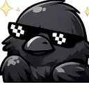 Emoji crow_BG