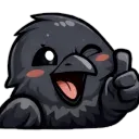 Emoji crow_yes