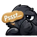 Emoji crow_Psss