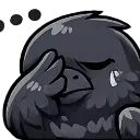 Emoji crow_mai