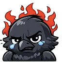 Emoji crow_grr