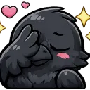 Emoji crow_touch