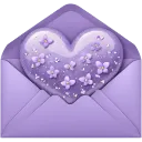Emoji purpleheartenvelope