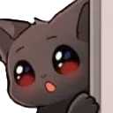 Emoji peekcat