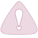 Emoji 9999_warning_cute